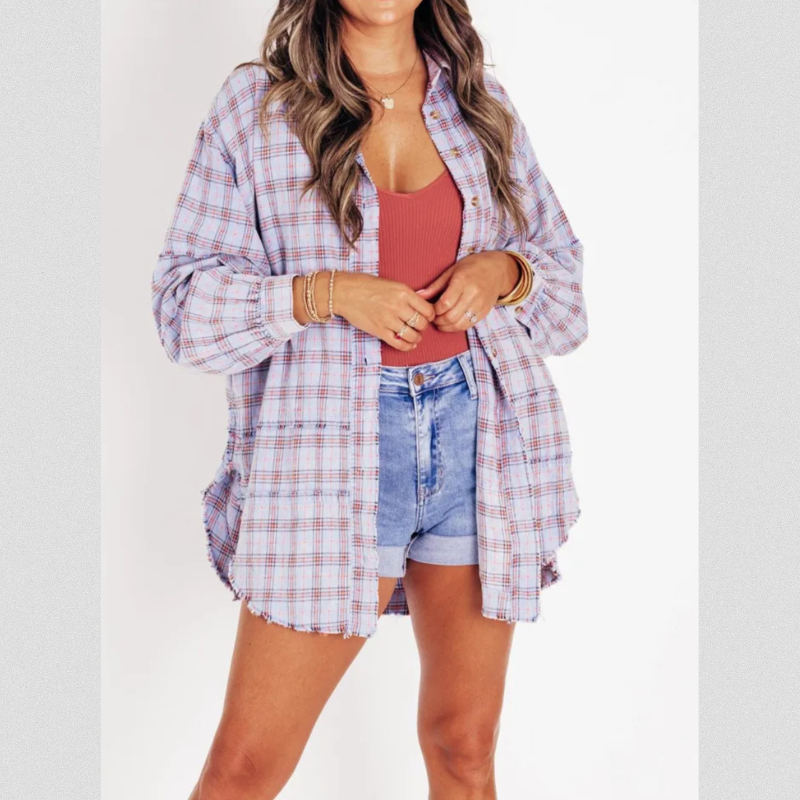 Oversize Checkered Shirt