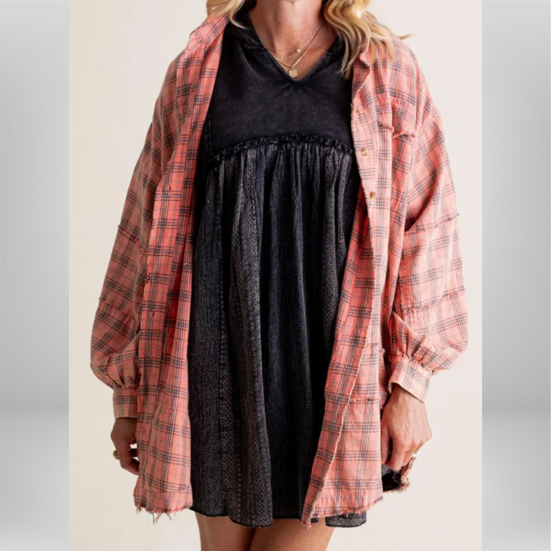 Oversize Checkered Shirt