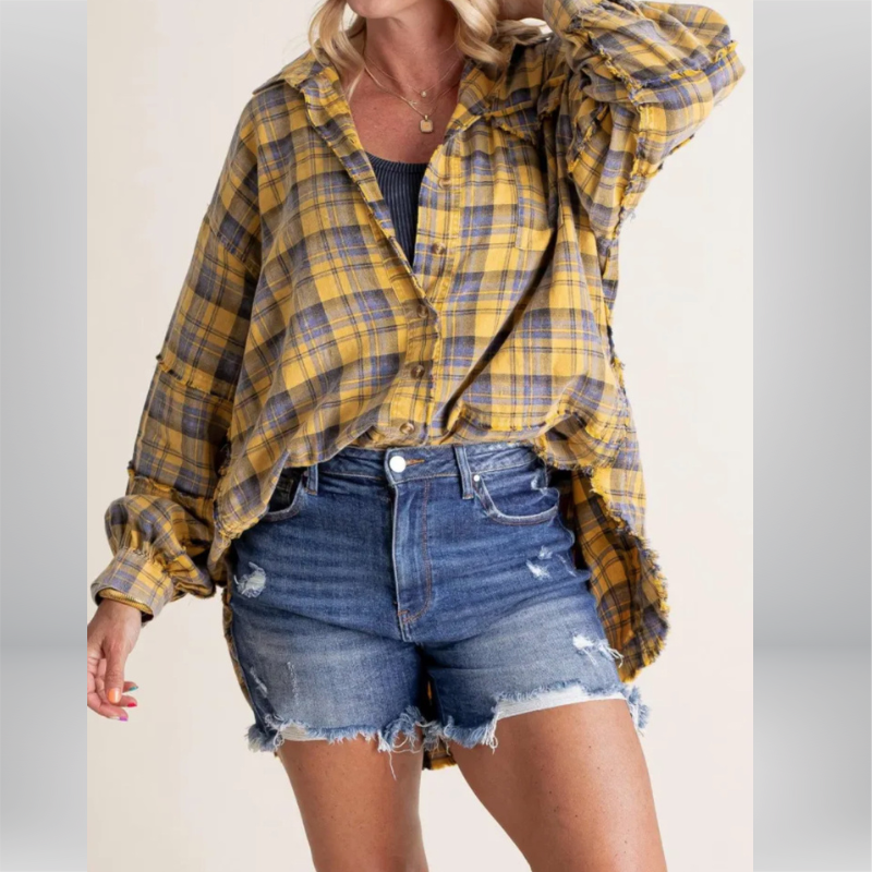 Oversize Checkered Shirt