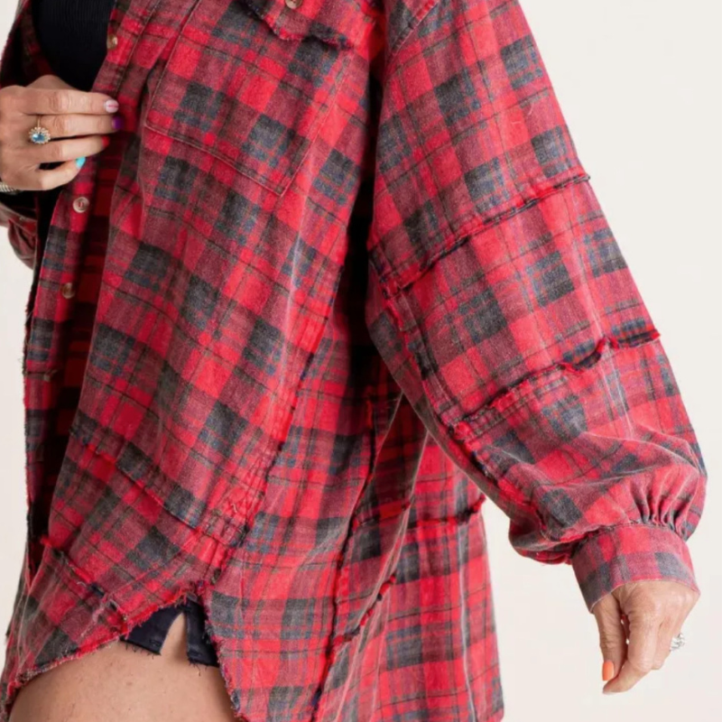 Oversize Checkered Shirt