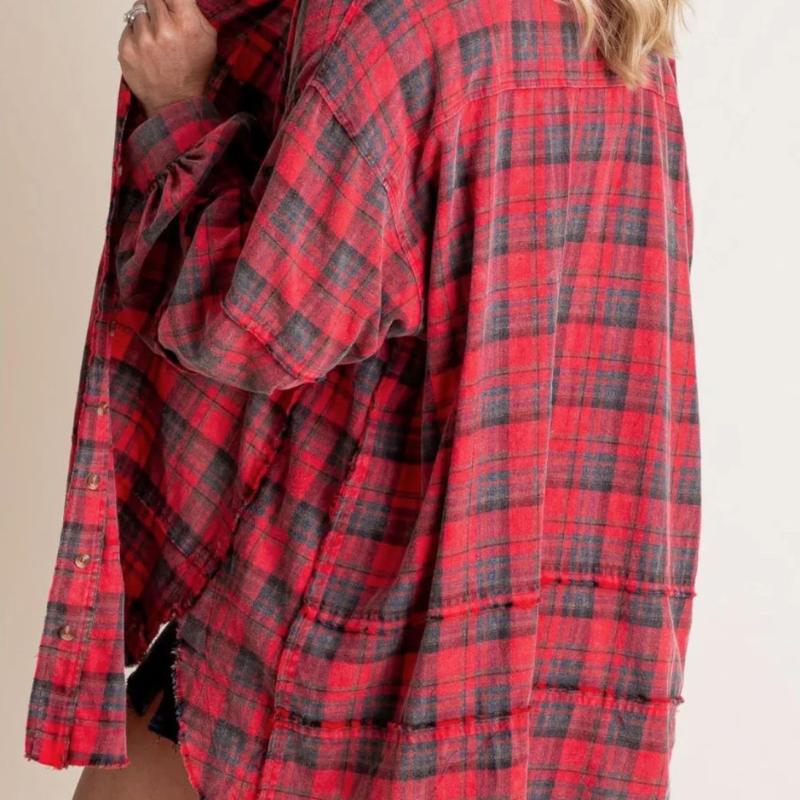 Oversize Checkered Shirt