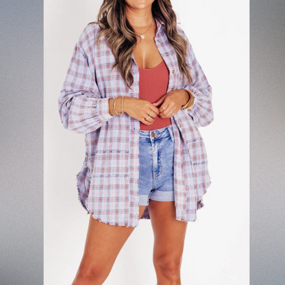 Oversize Checkered Shirt