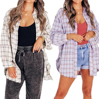 Oversize Checkered Shirt