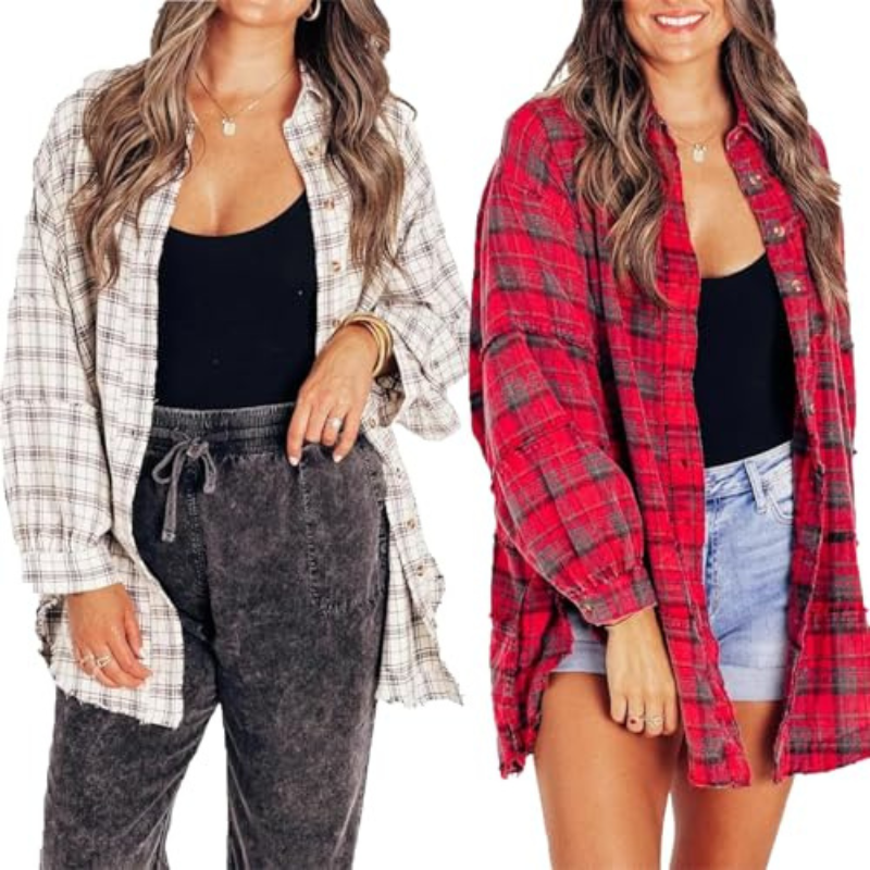 Oversize Checkered Shirt