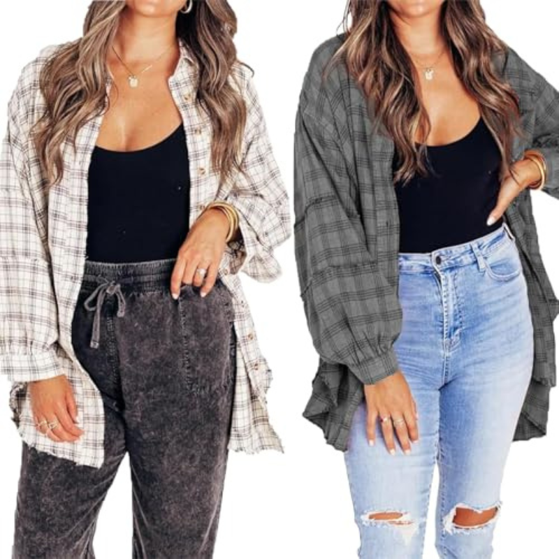 Oversize Checkered Shirt