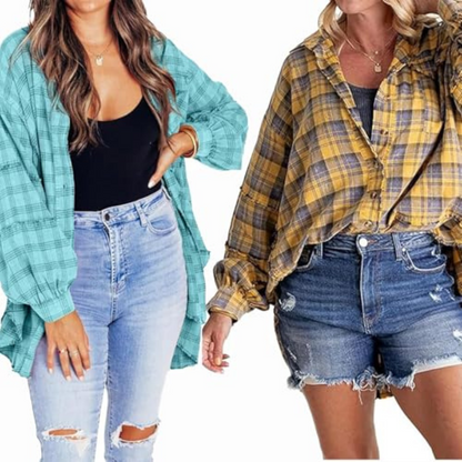 Oversize Checkered Shirt