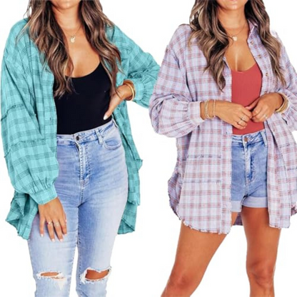 Oversize Checkered Shirt