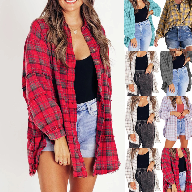 Oversize Checkered Shirt