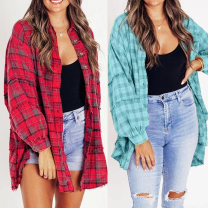 Oversize Checkered Shirt