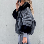 Sara™ Fur Jean Coat – Elegant. Warm. Unforgettable.