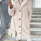 Fair Midi Teddy Fleece Coat