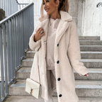 Fair Midi Teddy Fleece Coat