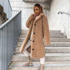 Fair Midi Teddy Fleece Coat