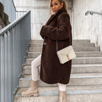 Fair Midi Teddy Fleece Coat