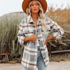 Pretty Check Overshirt Jacket