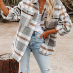 Pretty Check Overshirt Jacket