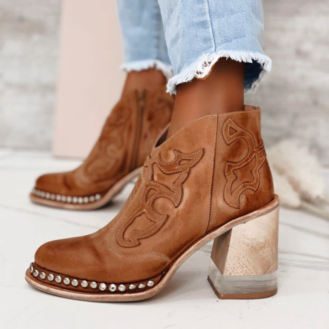 Botines tacón Daniela®️
