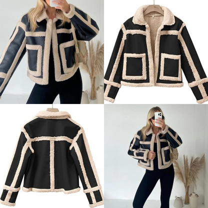 Shearling Biker Jacket