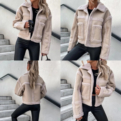 Shearling Biker Jacket