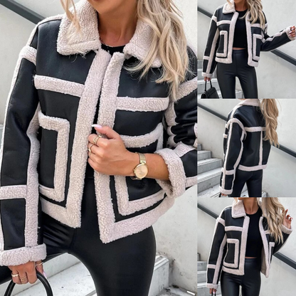 Shearling Biker Jacket