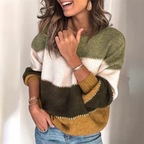 Jersey de punto con rayas de Colores