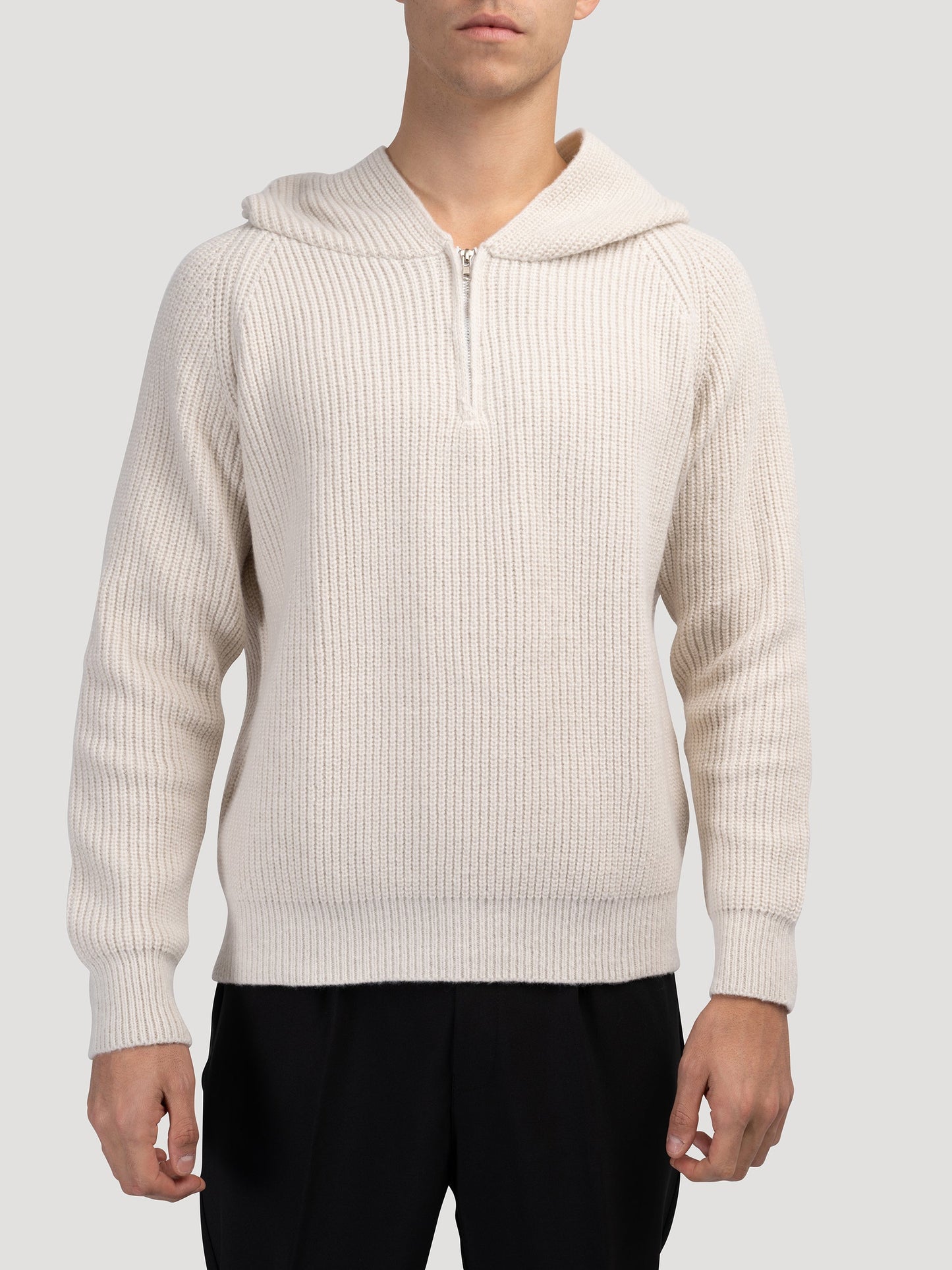 Sudadera con capucha cálida y semicremallera TAEGU