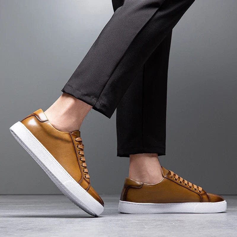 Conor | Leather Tennis Shoes