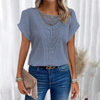 Blusa de encaje elegante