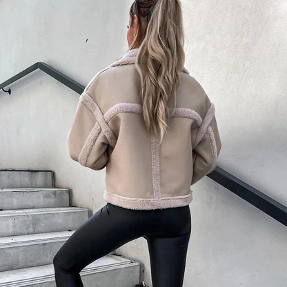 Shearling Biker Jacket