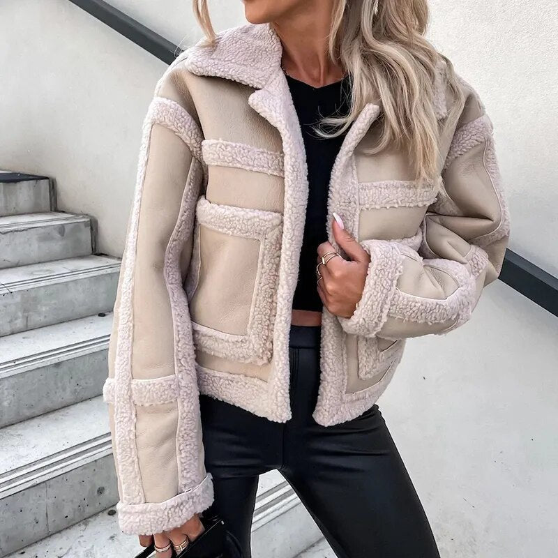 Shearling Biker Jacket
