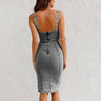 Denim Charm Dress™ – Effortless Style & Comfort