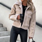 Shearling Biker Jacket