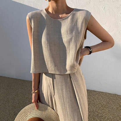 Two-Piece Linen Set