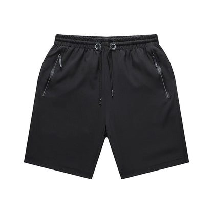 Plus Size Ice Silk Stretch Shorts for Men