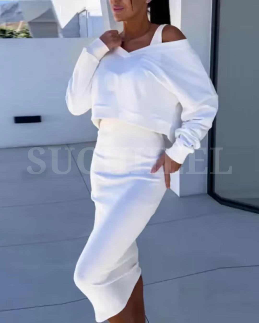 Andrea™ 2-in-1 Sweatshirt Dress – Cozy, Chic & Effortlessly Stylish