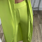 Tweedelige mouwloze damesset met ronde hals