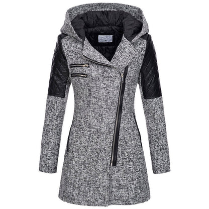 Winter coat with a flattering cut