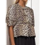 Camisa casual Leopardo