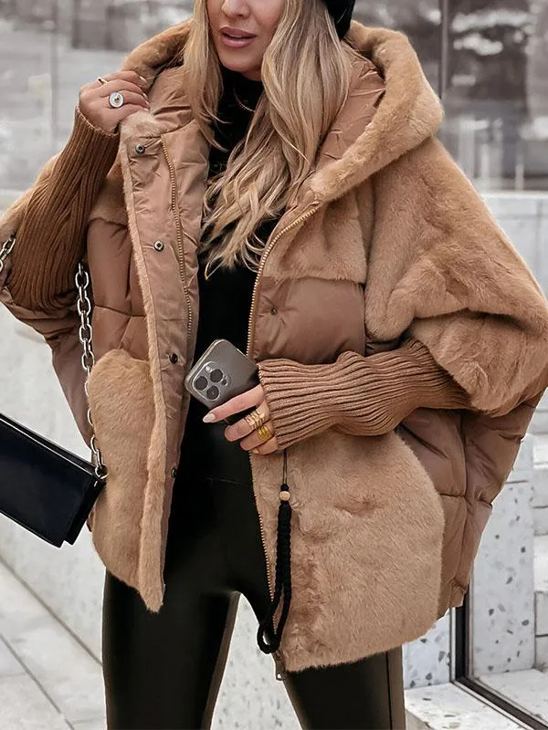 Bomber Jacket with Hood for Women