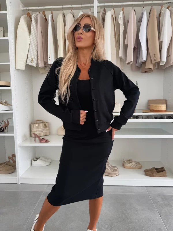 Dalila - dress and sweatshirt set