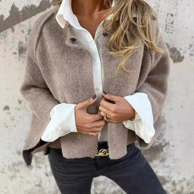 Cashmere short coat
