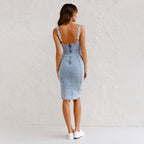 Denim Charm Dress™ – Effortless Style & Comfort